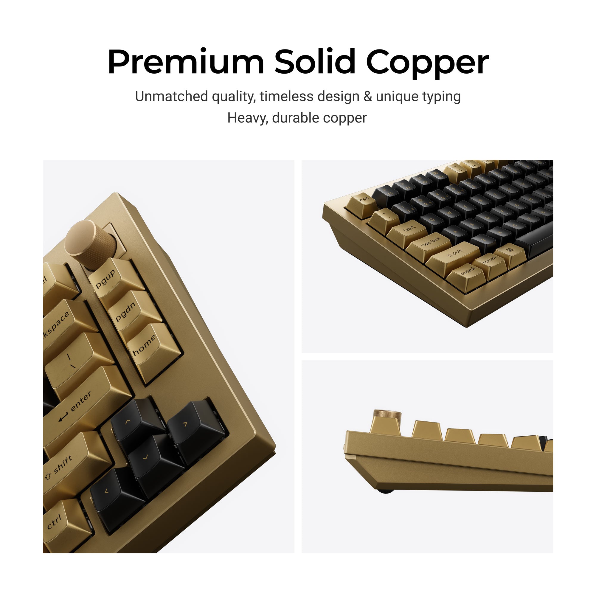 Keychron Q1 HE QMK Wireless Custom Keyboard - Copper Edition