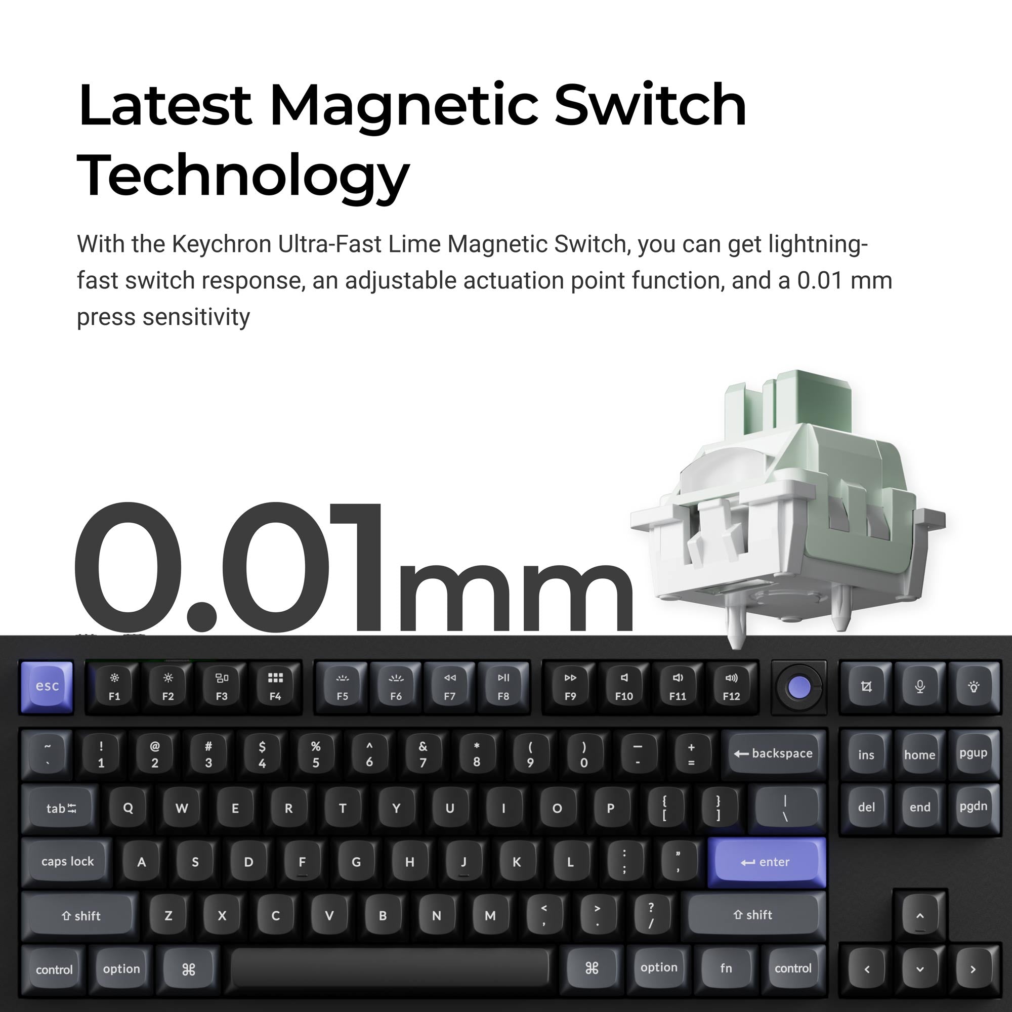 Keychron Q3 HE 8K Magnetic Switch Keyboard